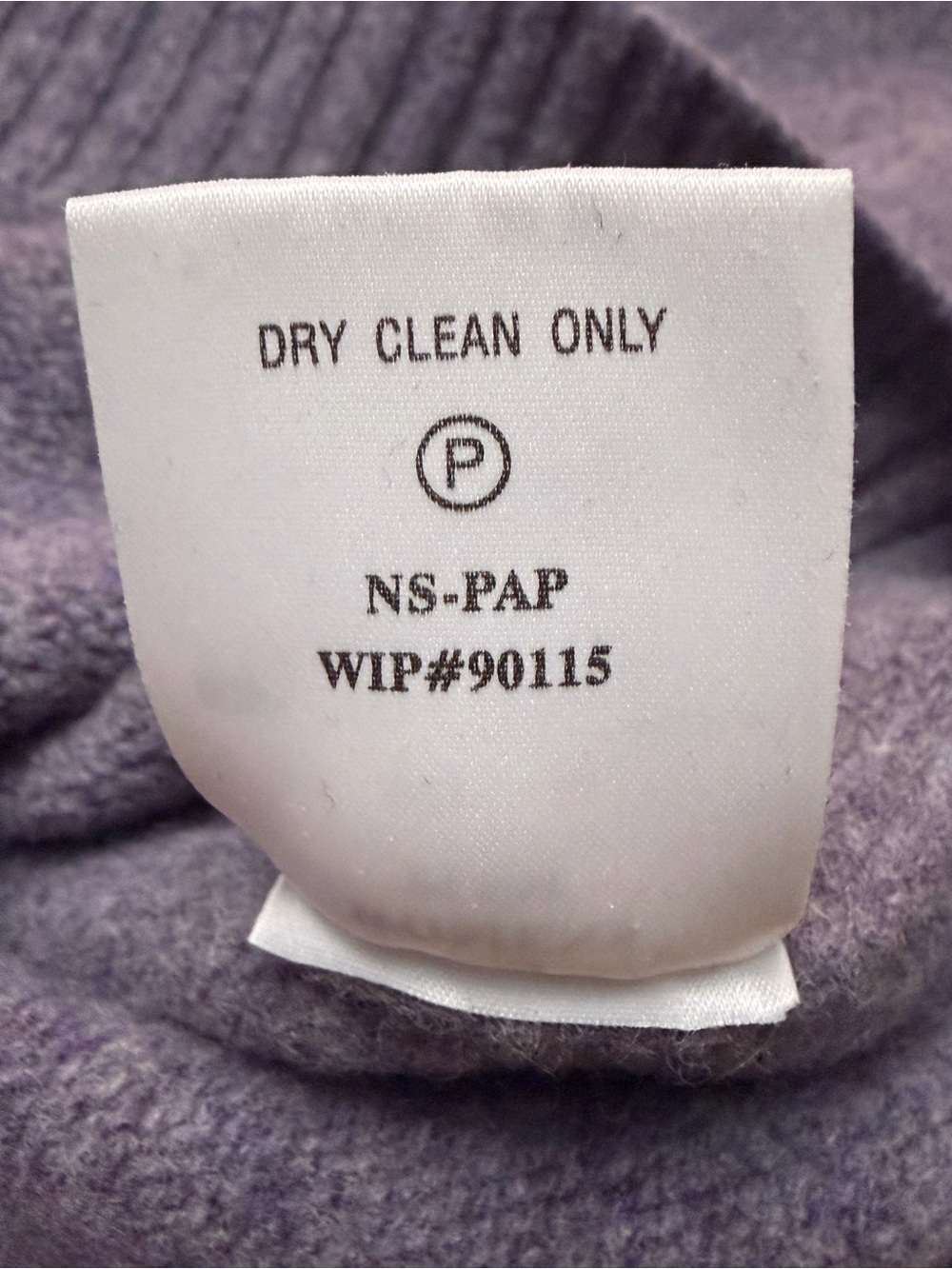 100% Wool Woolrich Half-Zip Fair Isle Sweater - Gray & Lavender - Picture 5 of 7